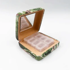 Botanical Palm Blue Pill Box