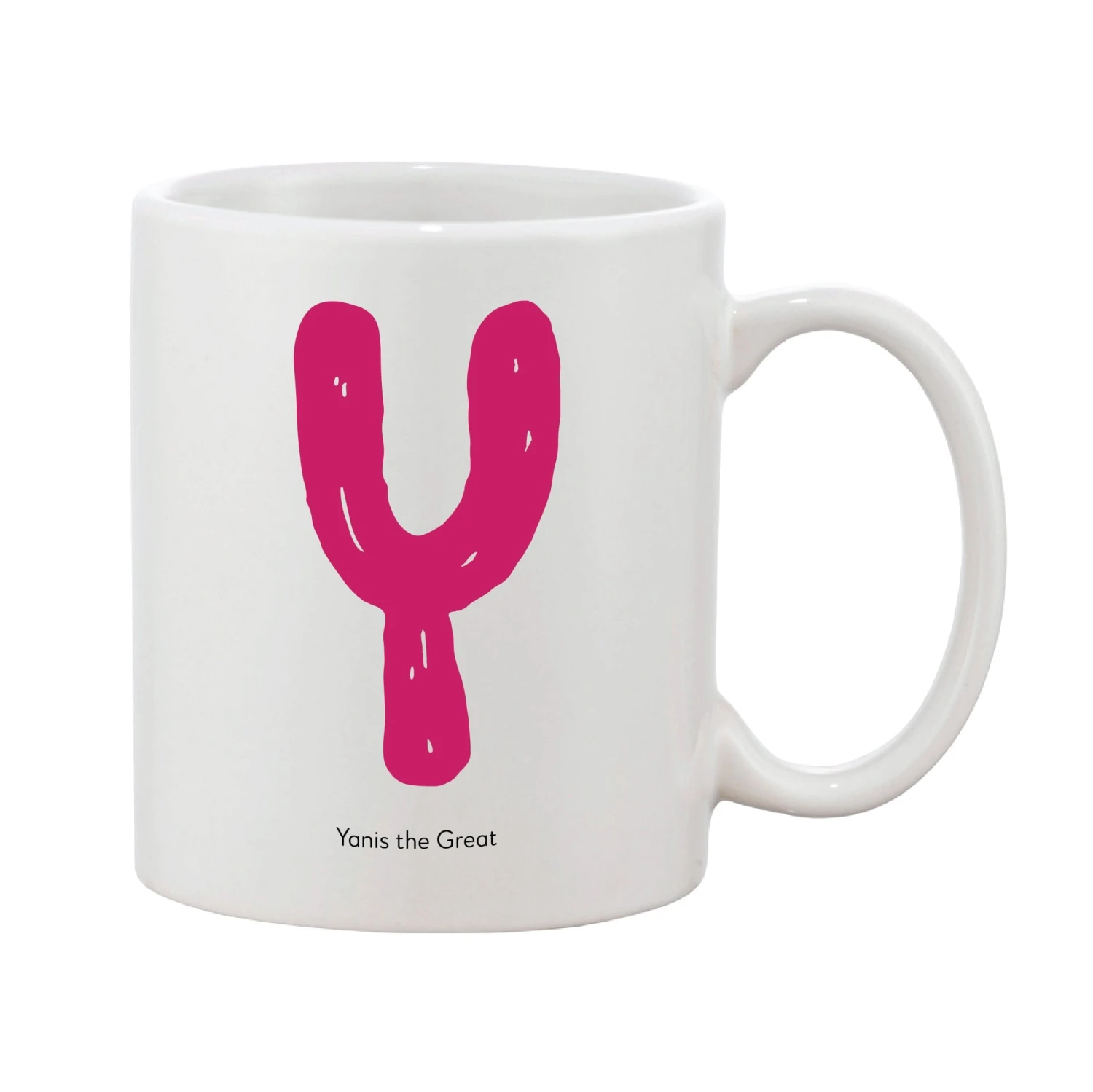 Bright & Bubbly Initial Mug (Personalised Message Optional - Various Colours) - Image 2