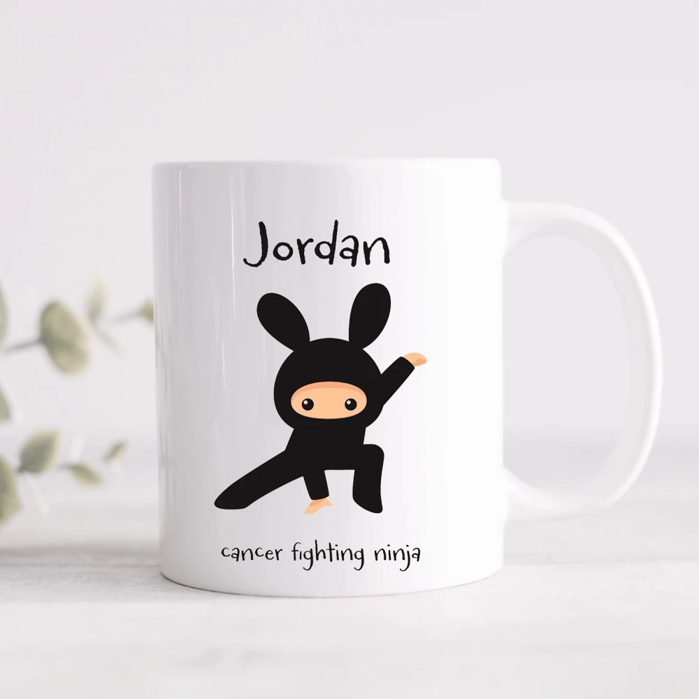Cancer Fighting Ninja Personalised Mug