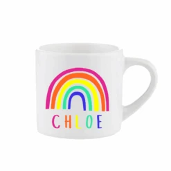 Children's Personalised Bright Rainbow Mug