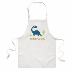 Children's Personalised Dinosaur Apron