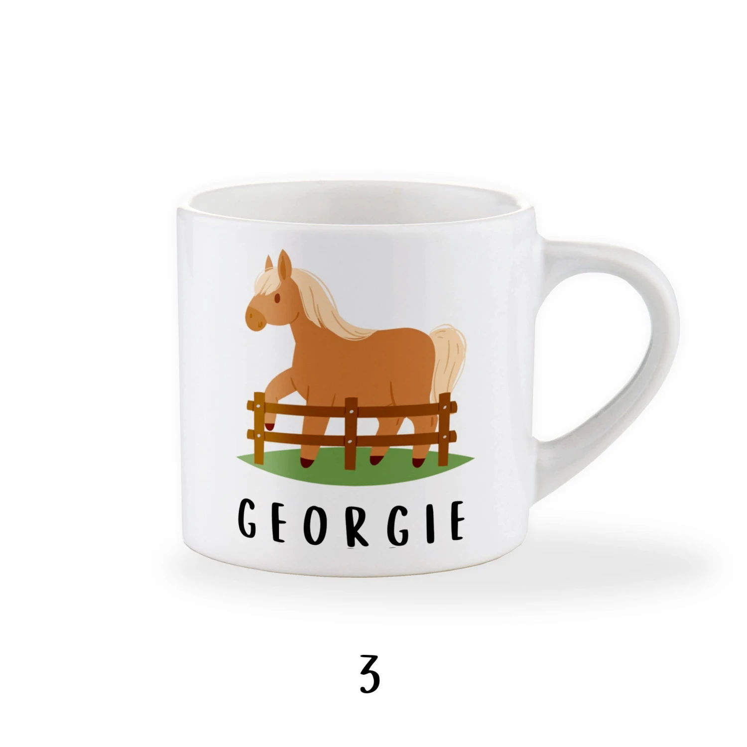 Children's Personalised Horse Pony Mug - Various Designs - Image 4