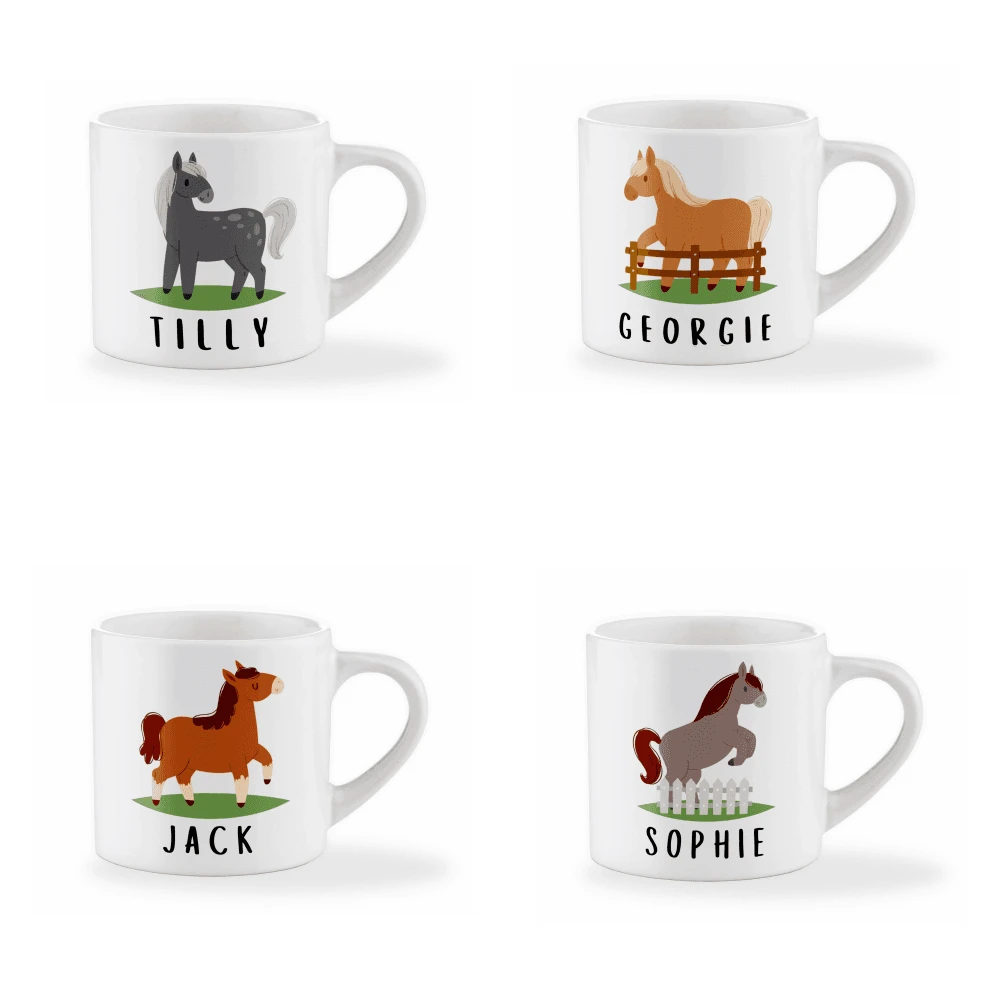 Children's Personalised Horse Pony Mug - Various Designs