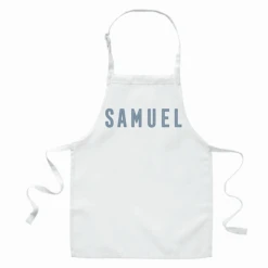 Children's Personalised Inline Apron (Various Colours)