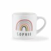 Children's Personalised Pretty Rainbow Mug