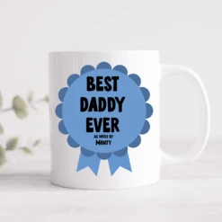 Father's Day Rosette Personalised Mug