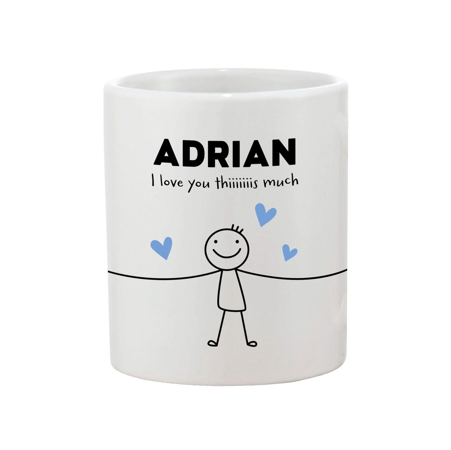 I Love You Thiiiiiiis Much Personalised Father's Day Mug - Image 2