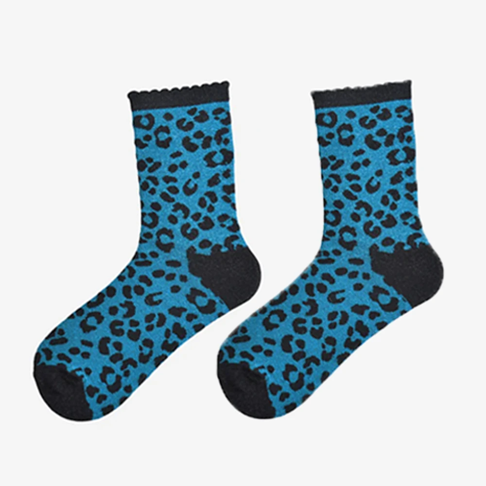 Ladies' Glitter Cotton Socks - Various Designs - Image 6