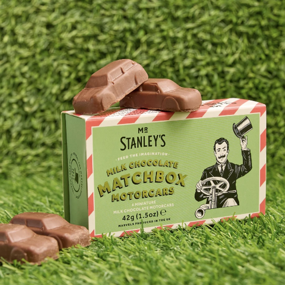 Mr Stanley's Milk Chocolate Matchbox Motorcars