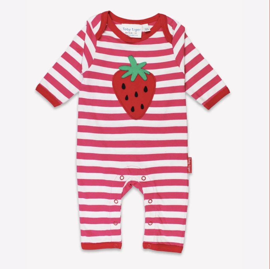 Toby Tiger Organic Babygrows - Various Designs - Image 6