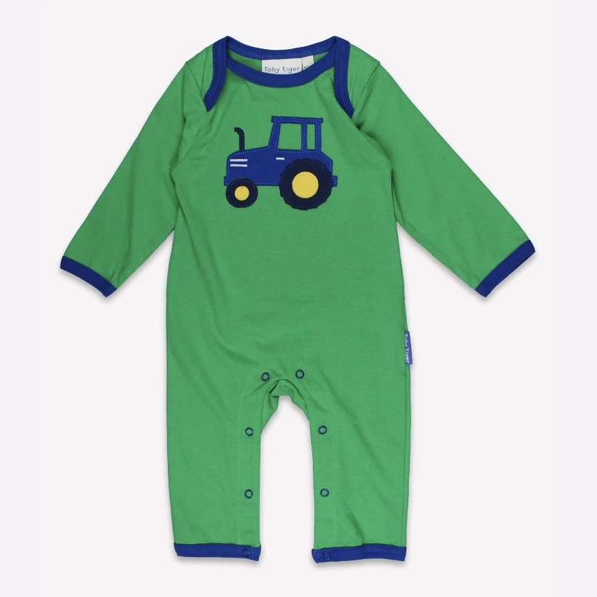Toby Tiger Organic Babygrows - Various Designs - Image 2