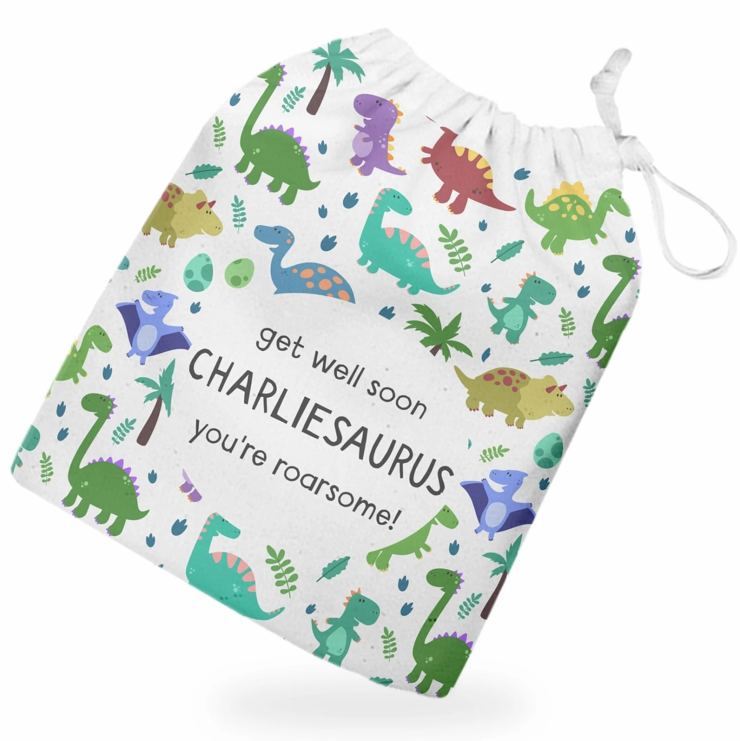 Personalised Dinosaur Gift Bag