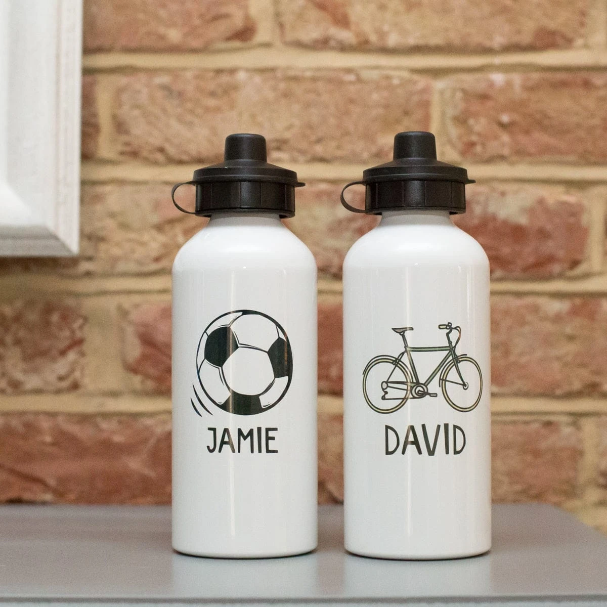 Personalised Football Or Bike Water Bottle