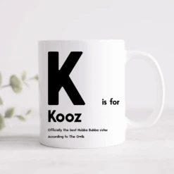 Personalised Initial Mug