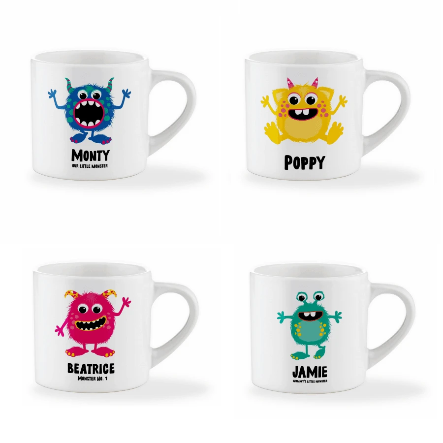 Personalised Little Monster Children's Mug