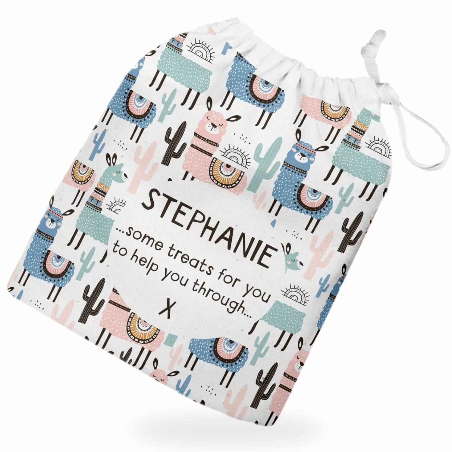 Personalised Llama Gift Bag
