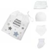 Personalised Newborn Baby Gift Set - Blue Stars