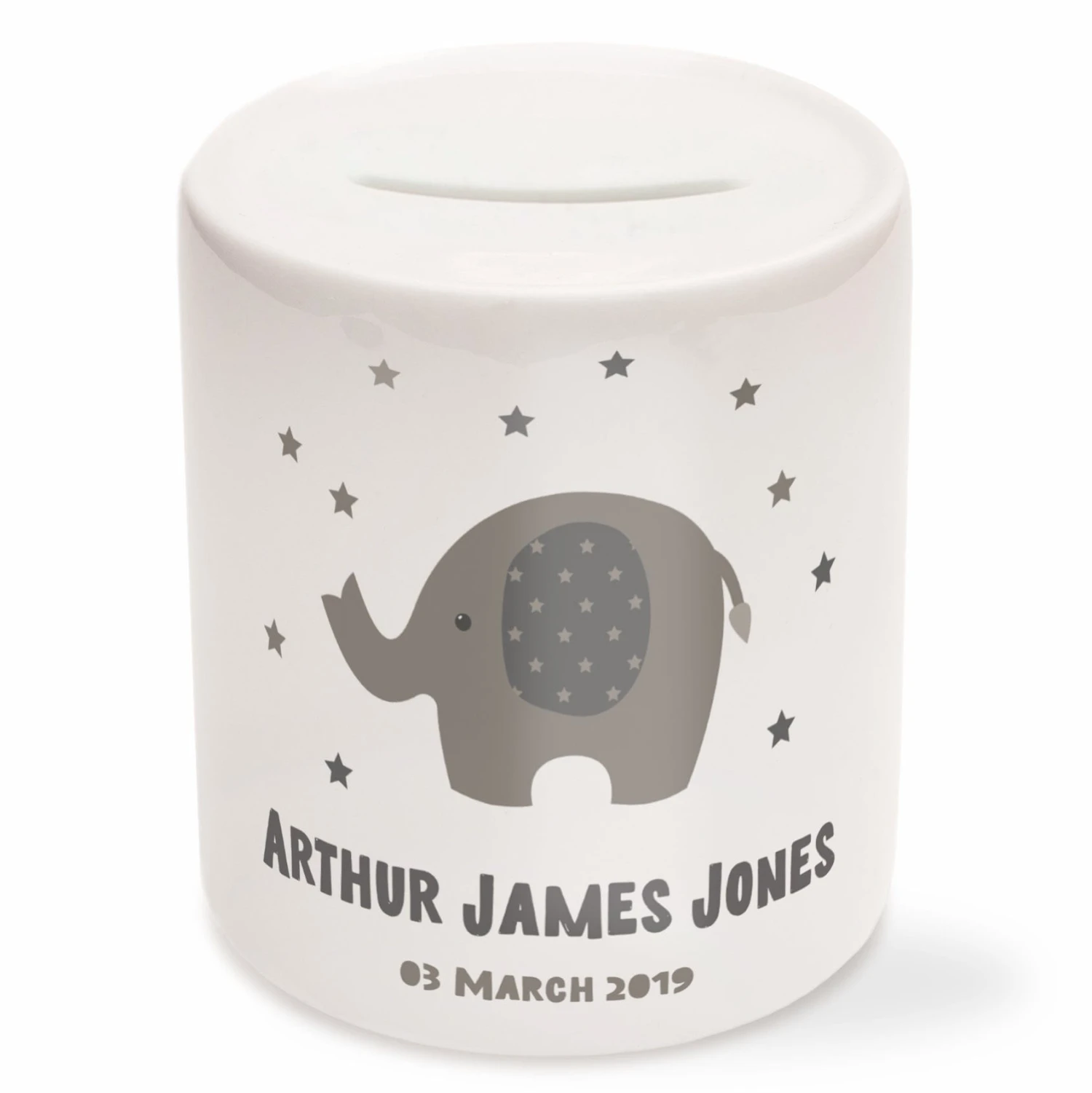 Personalised Newborn Baby Gift Set - Grey Elephant - Image 7
