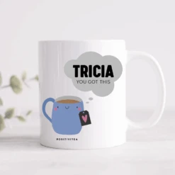 Positivitea Personalised Name Mug (Pink Or Blue)