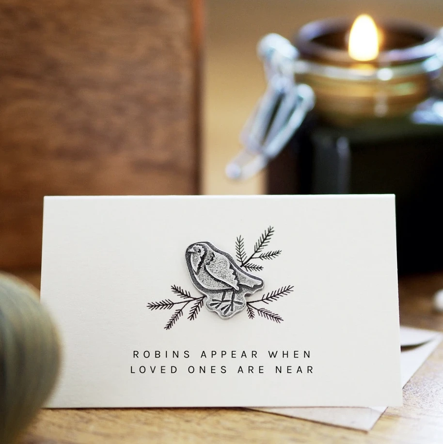 'Robins Appear When Loved Ones Are Near' Keepsake - Image 4