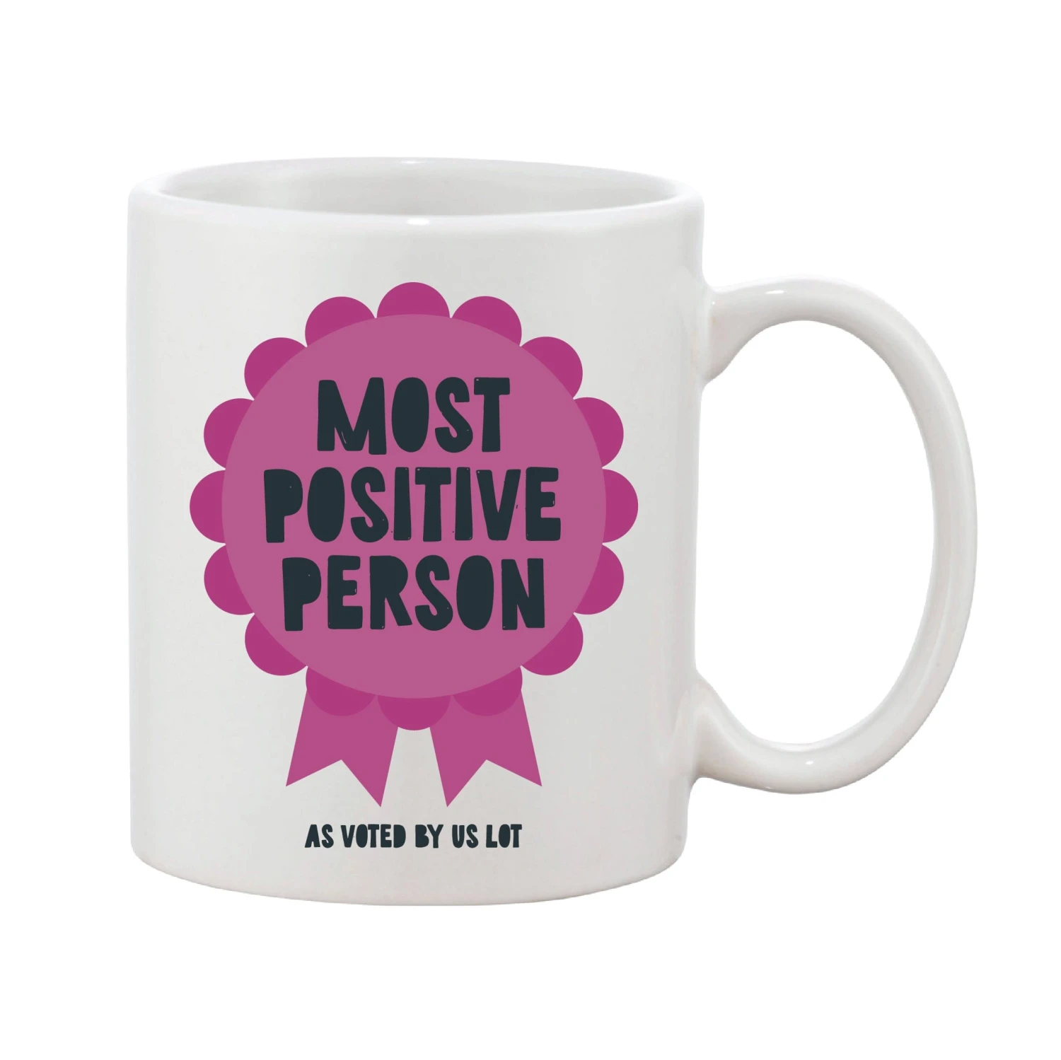 Teacher Rosette Personalised Award Mug - Pink, Blue Or Grey - Image 8
