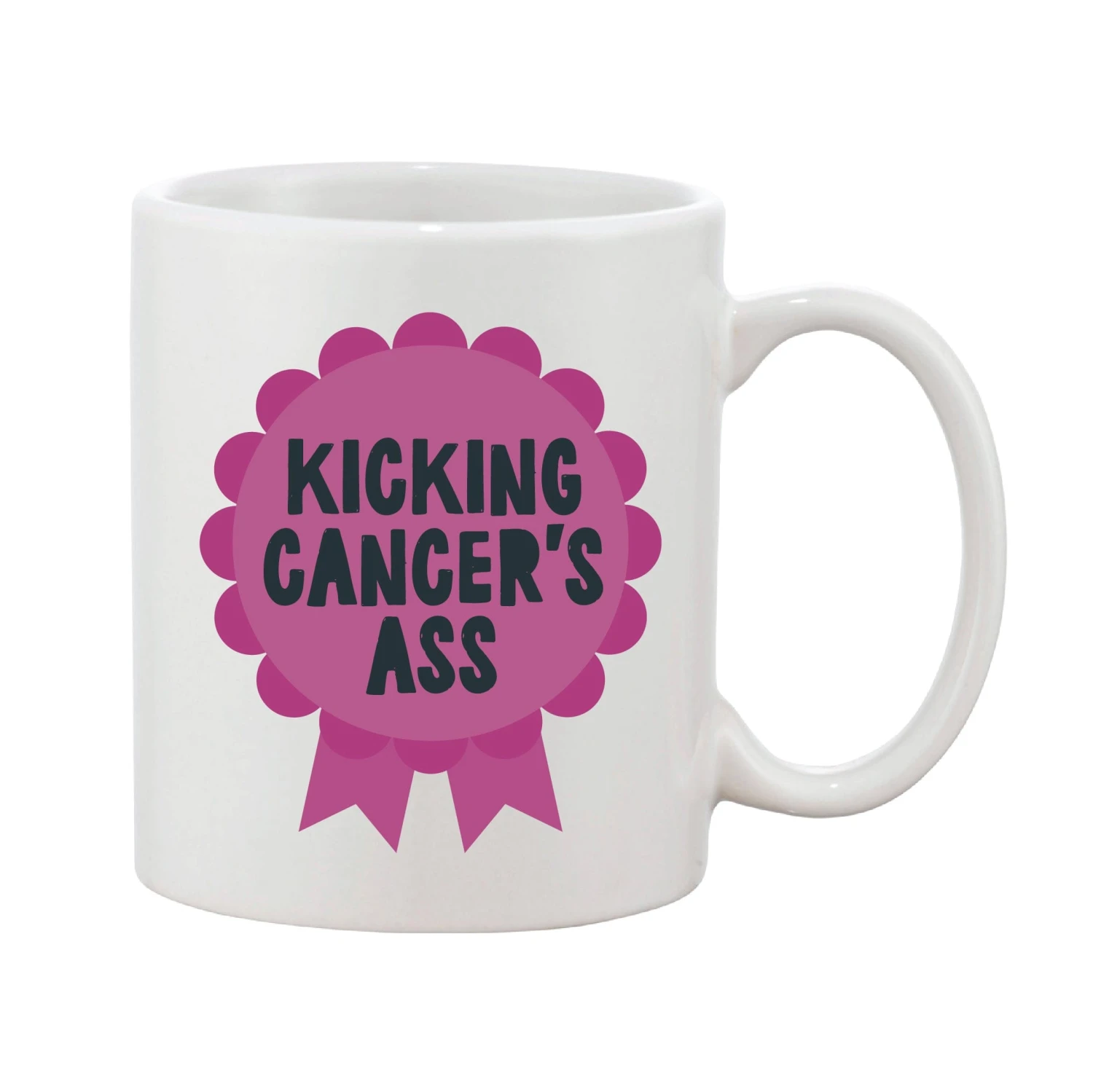 Teacher Rosette Personalised Award Mug - Pink, Blue Or Grey - Image 5