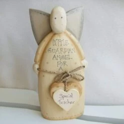 'Special Teacher' Wooden Guardian Angel