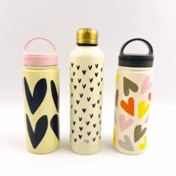 Caroline Gardner Hearts Insulated Metal Water Bottle - Various Designs