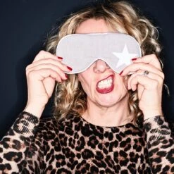 Linen And White Star Mask - Various Colours