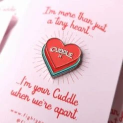 Cuddle Button Pin