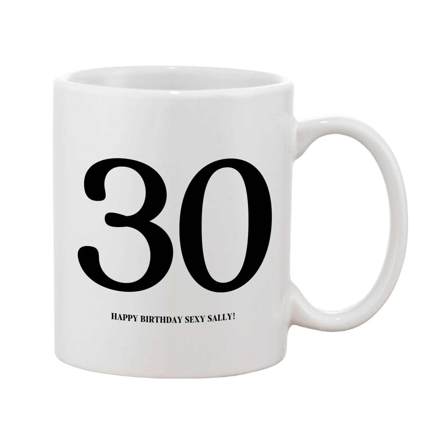 Swirly Initial Mug (Personalised Message Optional) - Image 3