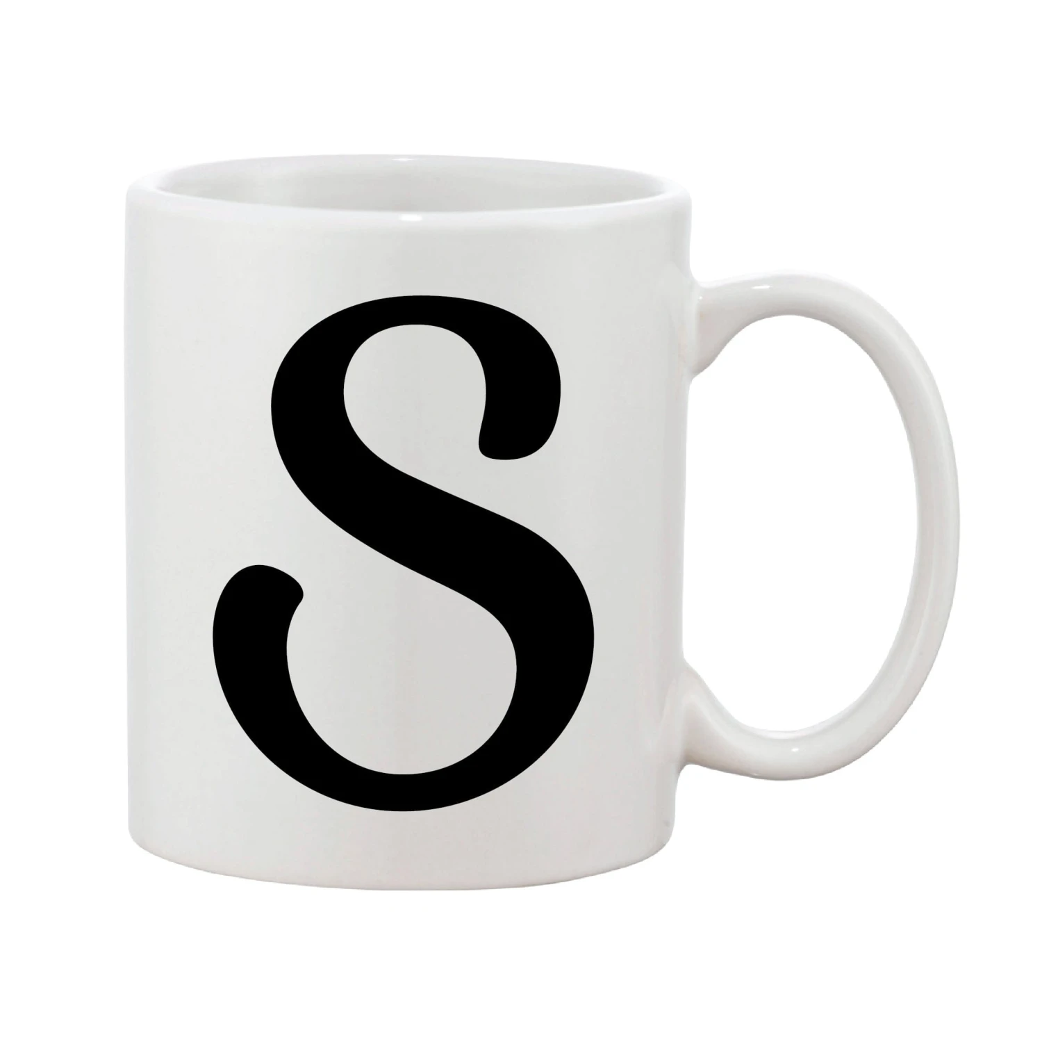 Swirly Initial Mug (Personalised Message Optional) - Image 2