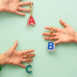 Bombay Duck Letterpop Enamel Keyring