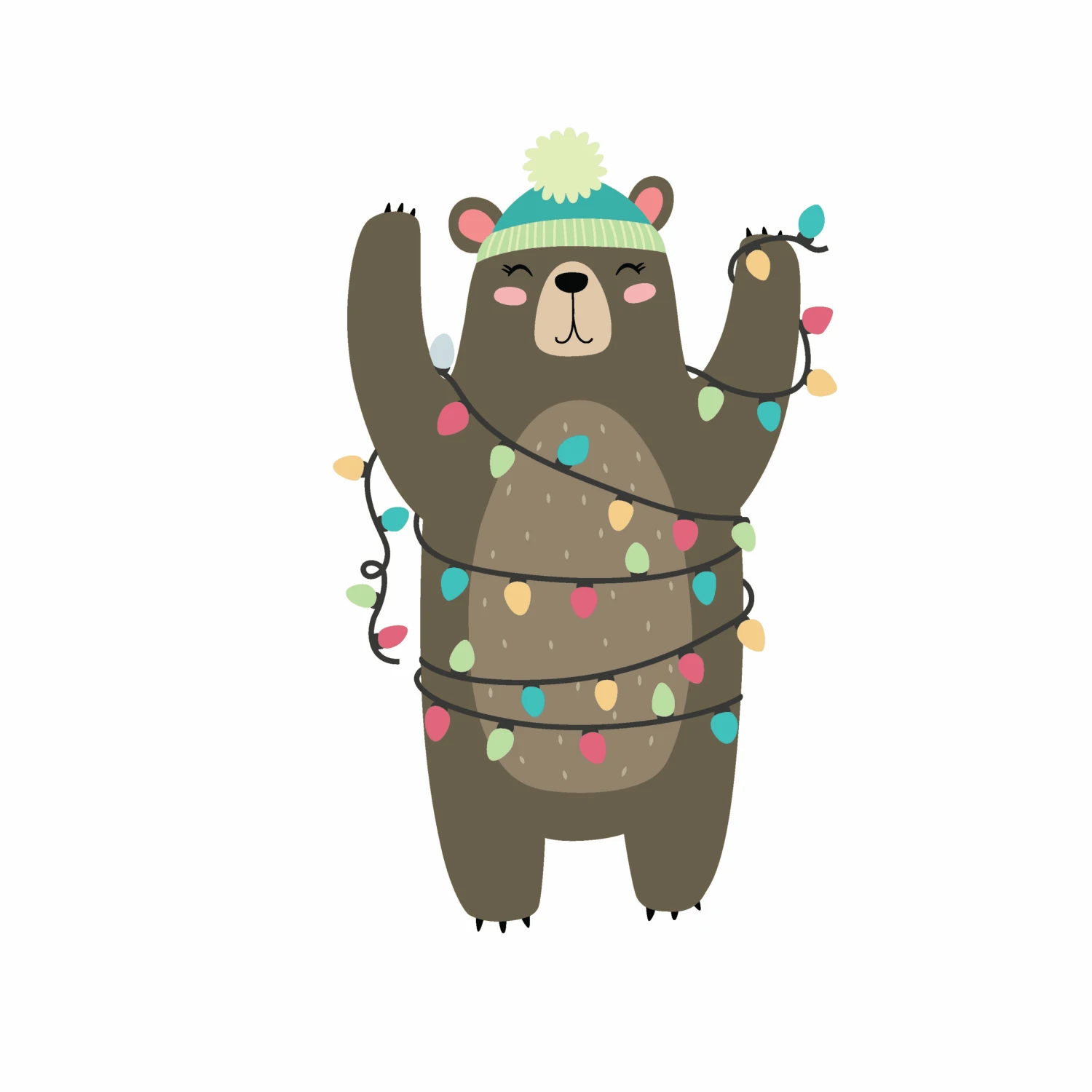 Personalised Christmas Characters Bottle Gift Bag - Various Designs - Image 9