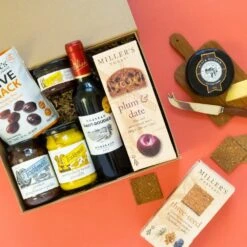 The Cheese Board And Wine Gift Hamper