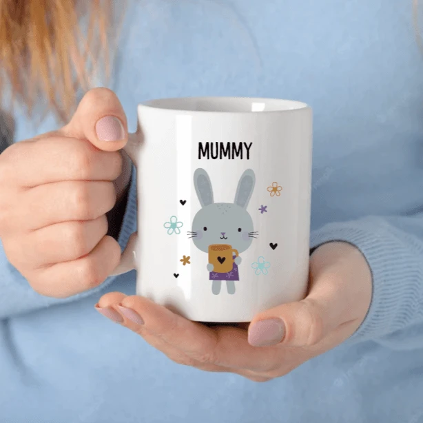 Personalised Bunny Family Mugs (Various Designs & Sizes) - Image 3