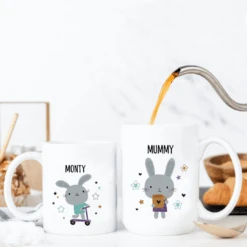 Personalised Bunny Family Mugs (Various Designs & Sizes)