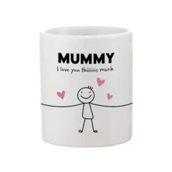 I Love You Thiiiiiiis Much Mother's Day Personalised Mug (Boy Or Girl/Pink Or Blue)