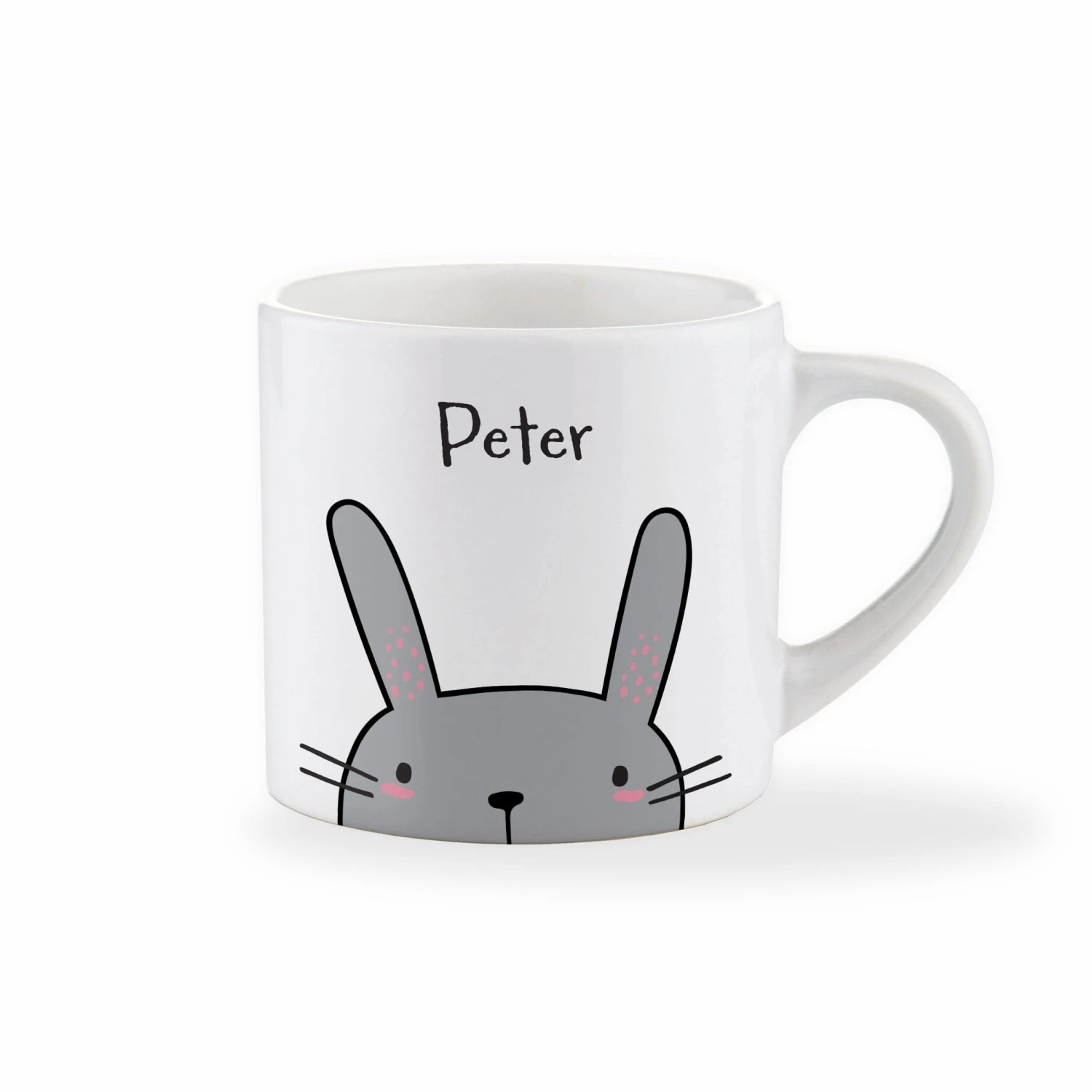 Personalised Name Bunny Children's Mug - Various Colours - Image 4