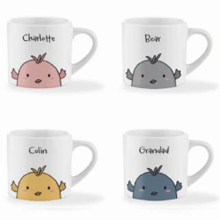 Personalised Name Chick Children's Mug - Various Colours