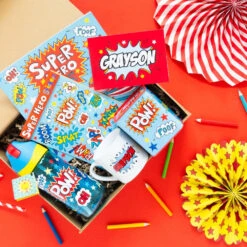 The Personalised Super Hero Care Package Gift Box
