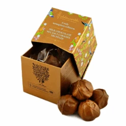 Sea Salt Caramel Truffles Mini Gift Cube
