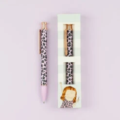 Lovely Leopardy Boxed Pen