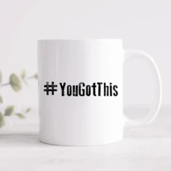 Personalised Hashtag Mug - Choice Of Text & Colour